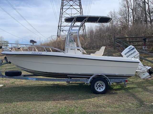 1998 Sea Pro 190CC with SG300 Boat T-Top