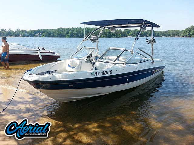 2005 Bayliner 205 with Airborne Wakeboard Tower — customer install photo