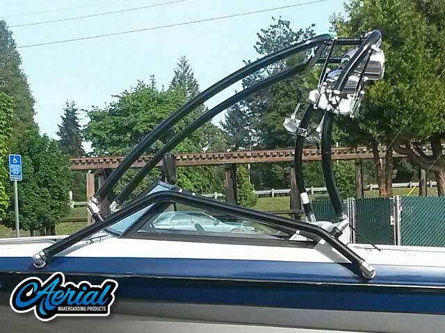 1995 Blue Water Mirage with Airborne Wakeboard Tower