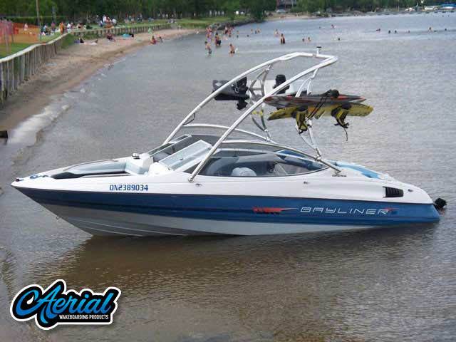 1992 Bayliner Capri with Assault Wakeboard Tower — customer install photo