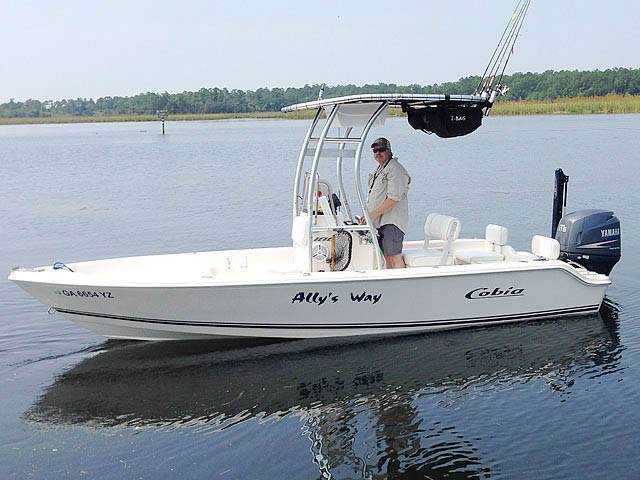 2007 Cobia 186 with SG300 Boat T-Top