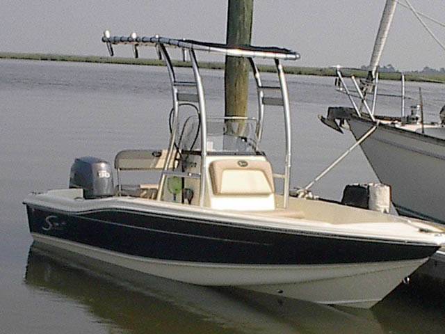 2011 Scout 175 SF with SG300 Boat T-Top