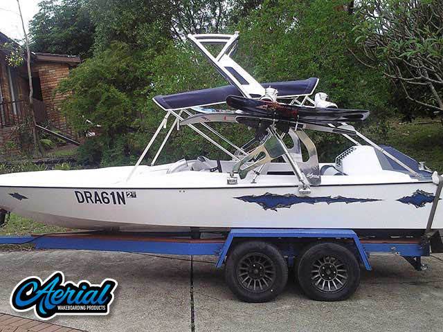 1980 Custom Hallet Bow Rider with FreeRide Wakeboard Tower