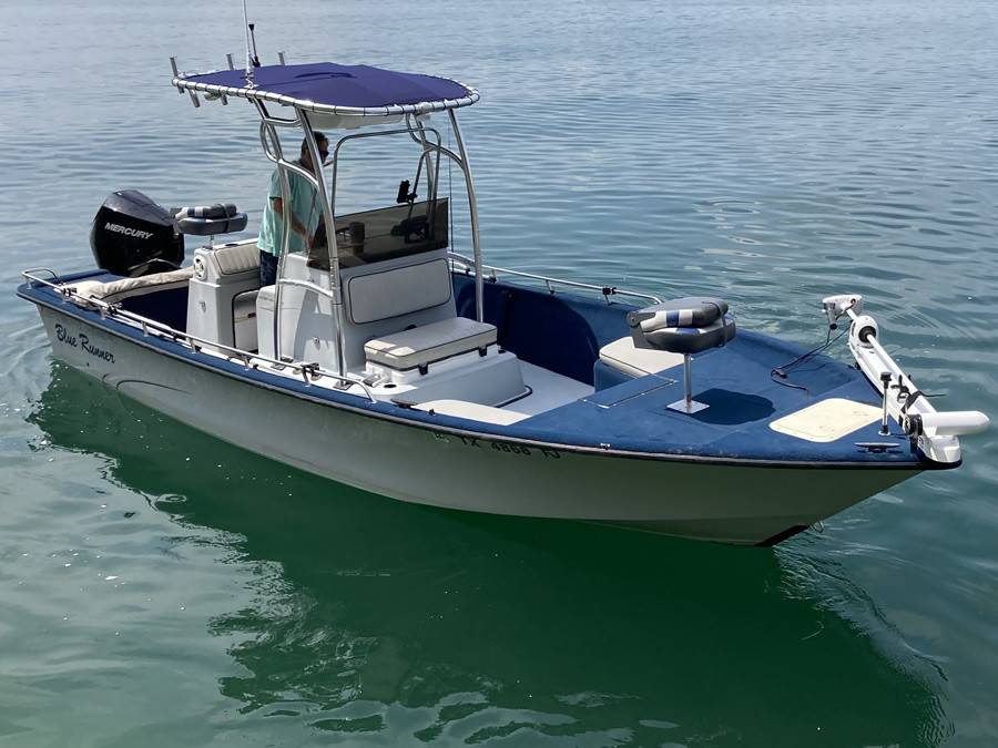 2000 Kenner 23V with SG600 Boat T-Top