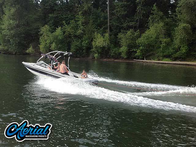 1998 Sanger DLX with Airborne Wakeboard Tower
