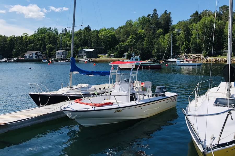 1996 Boston Whaler Outrage 19 with SG300 Boat T-Top
