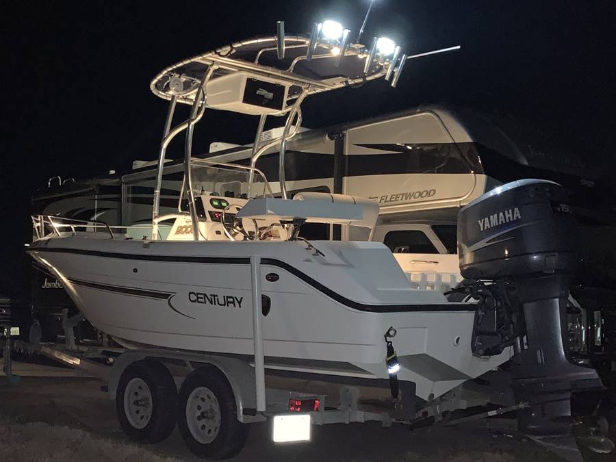 2003 Century 2000 Center Console with SG600 Boat T-Top, customer install photo
