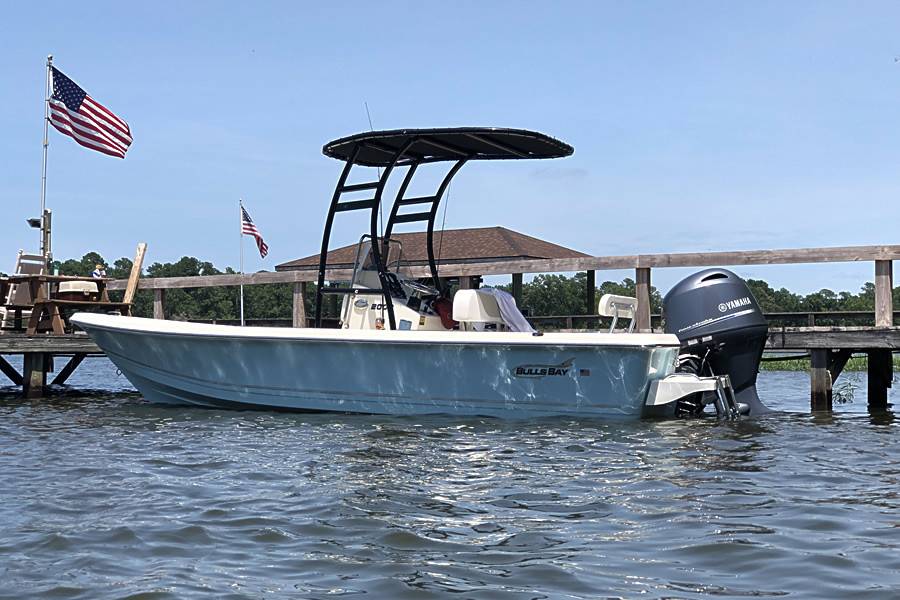 2018 Bulls Bay 2000 with SG300 Boat T-Top, customer install photo