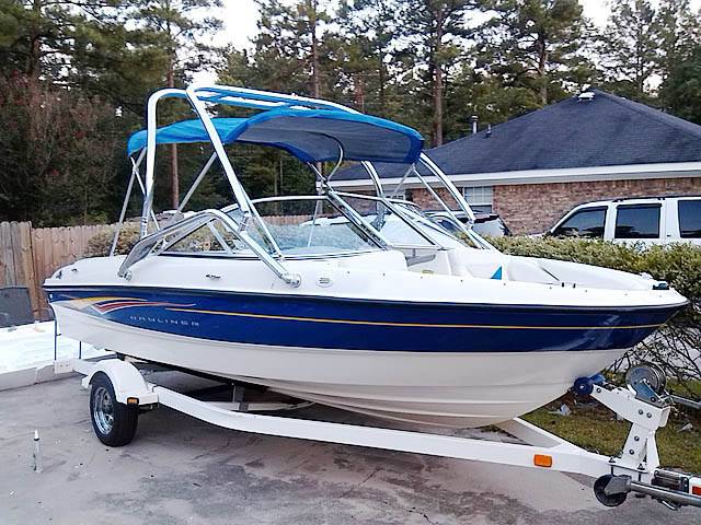 2007 Bayliner 185 with Airborne 2.0 Wakeboard Tower — customer install photo