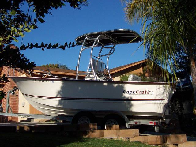 Cape Craft with SG600 Boat T-Top